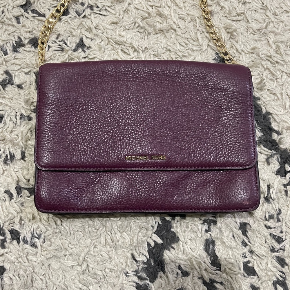 Michael Kors Dark Purple Crossbody Bag